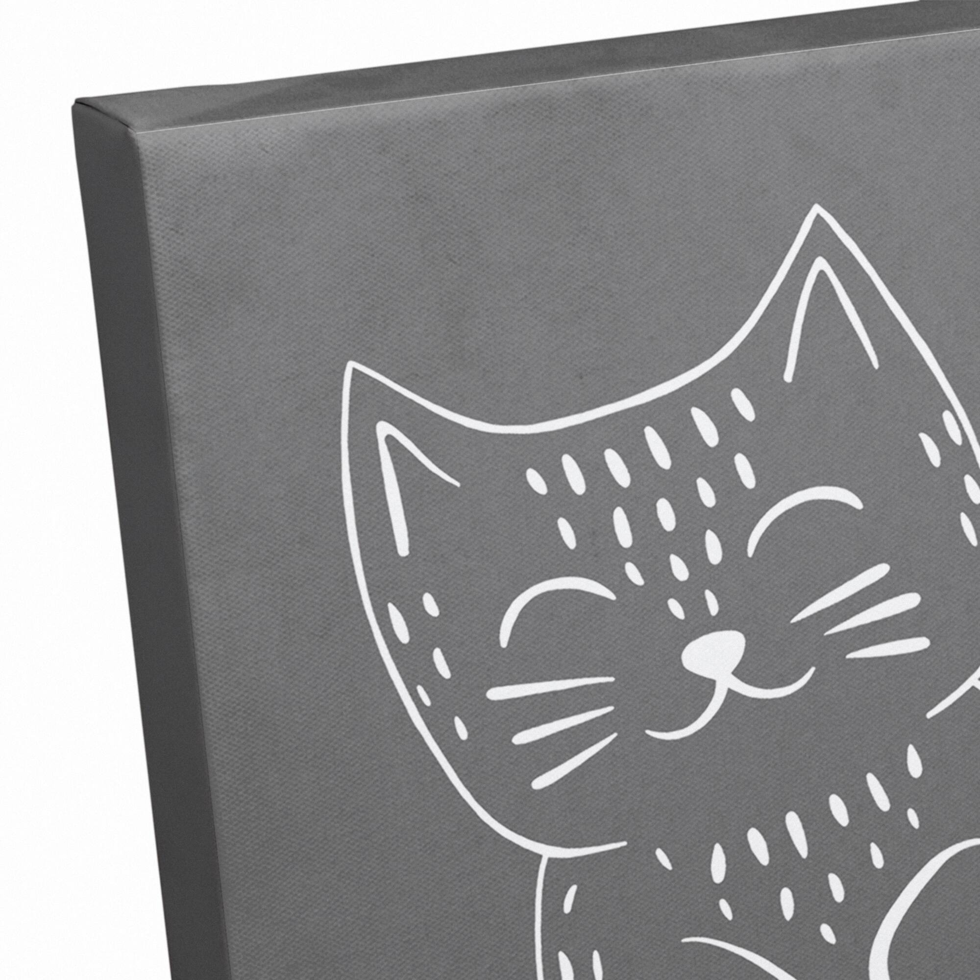 Cat Belly Rub Canvas Wall Art